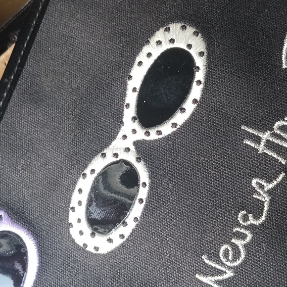 Lulu Guinness Black handbag with shades - Picture 13 of 16